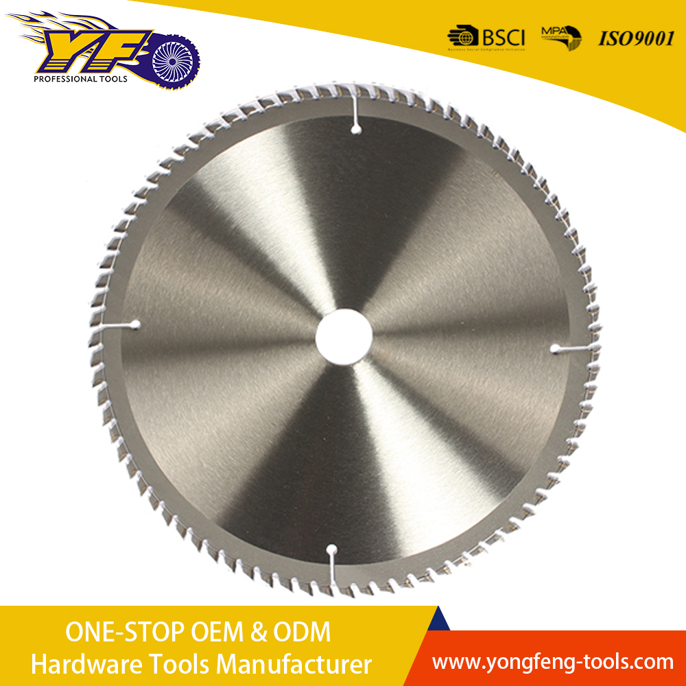 Aliminum silence circular saw blade