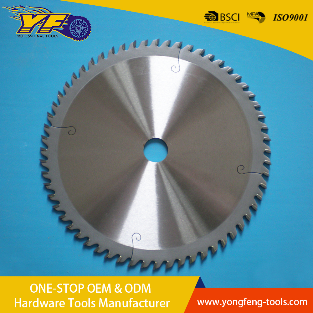 TCT SAW blade for cutting aluminium