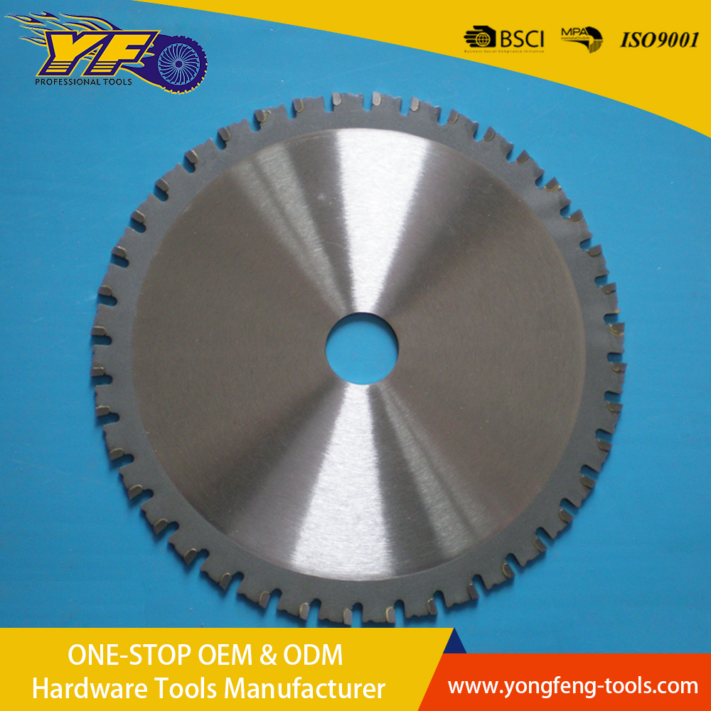 Tct saw blade for steel cutting