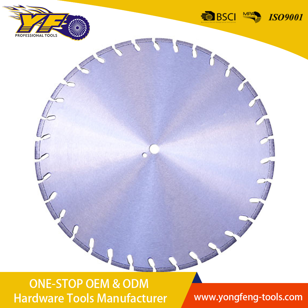 Brazed concrete  saw blade