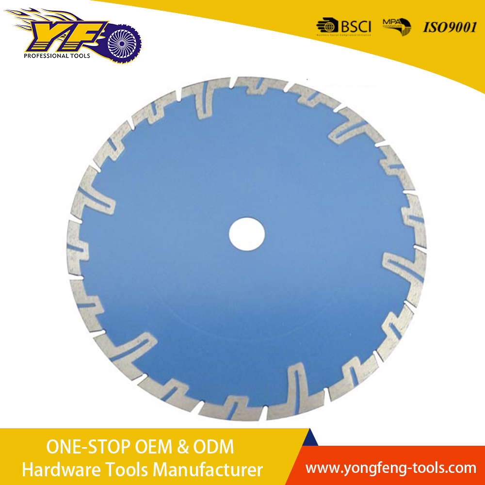 Narrow Turbo Rim Diamond Blade with Protect Teeth