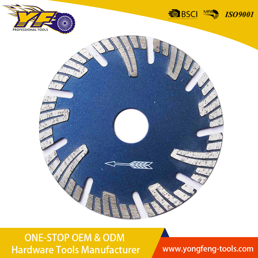 Turbo Rim Diamond Blade with Protect Teeth