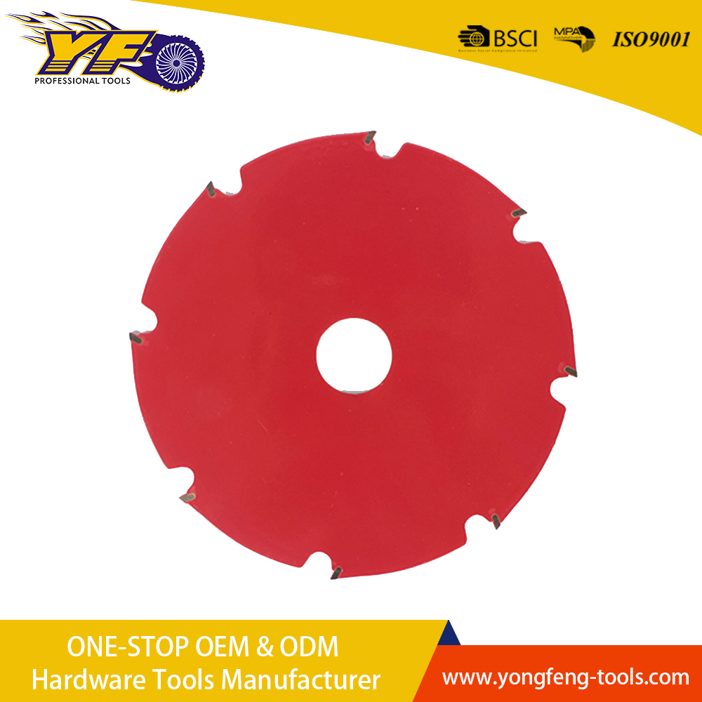 Grass brush circualr saw blade