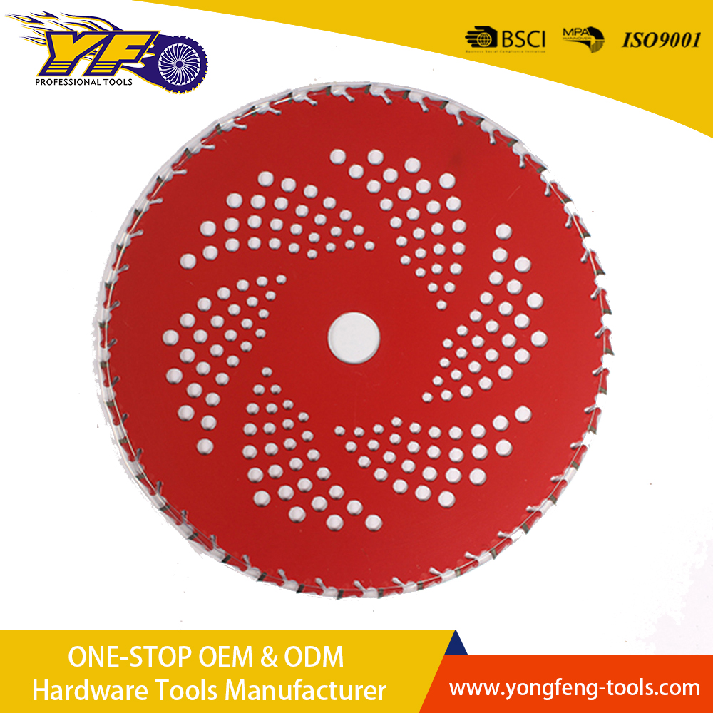 Grass brush circualr saw blade